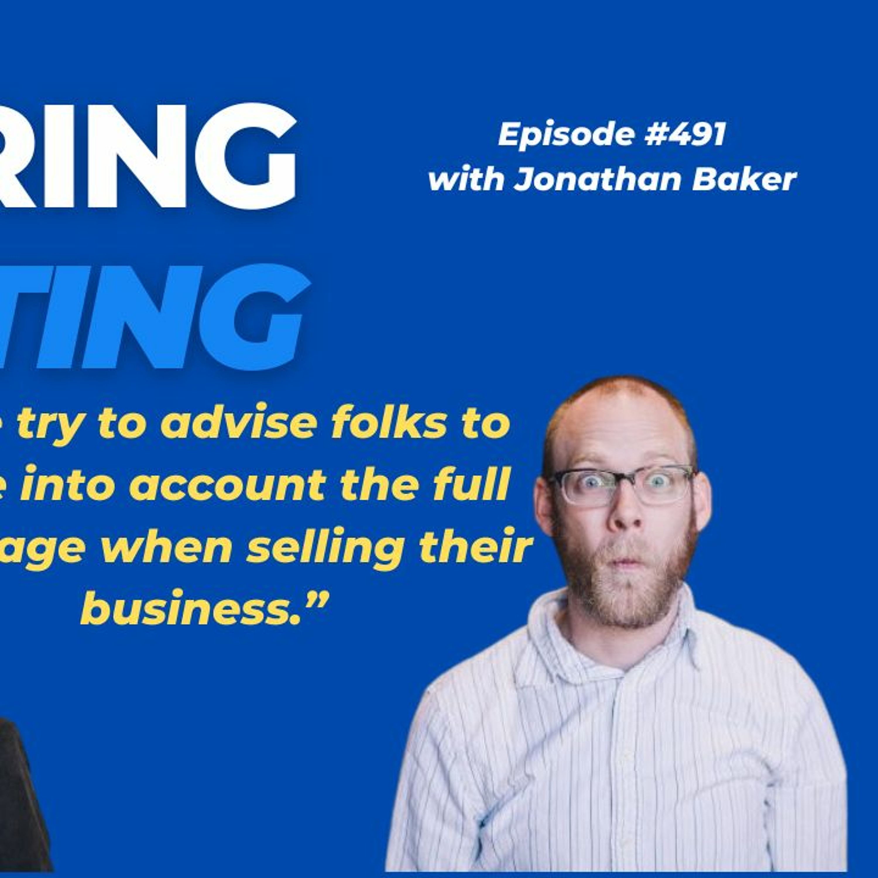 DMJ Ep 491 Jonathan Baker: Advice for Entrepreneurs Looking to Sell Their Business episode artwork