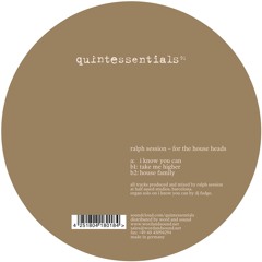 PREMIERE: Ralph Session - I Know You Can [Quintessentials]