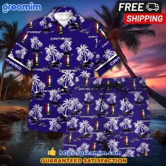 Chevrolet Camaro Tropical Coconut Hawaiian Shirt Beach Short