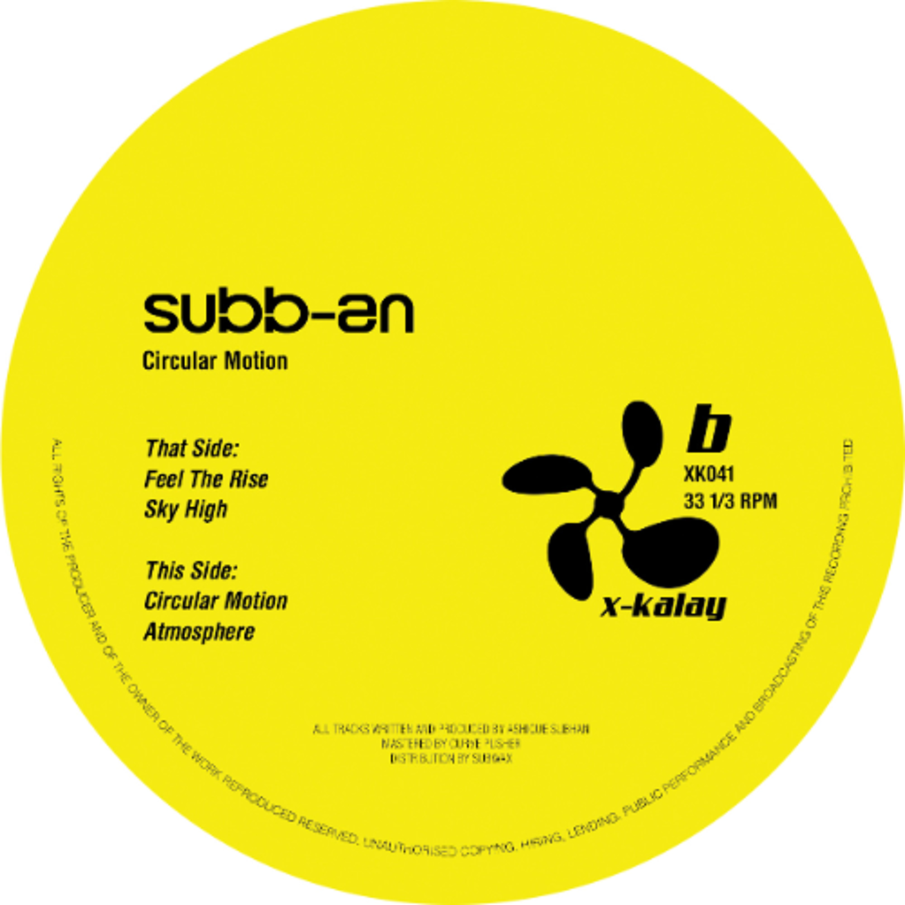 PREMIERE : Subb-an - Feel The Rise