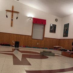 Grandpa Neulan Dion Jr. singin Neulan Dion III drummin @Greenwood, SD 12/08/24