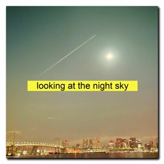 looking at the night sky