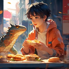 The I eat Burgers Dragon
