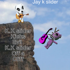 K.K Slider kicks evil K.K Slider off a cliff