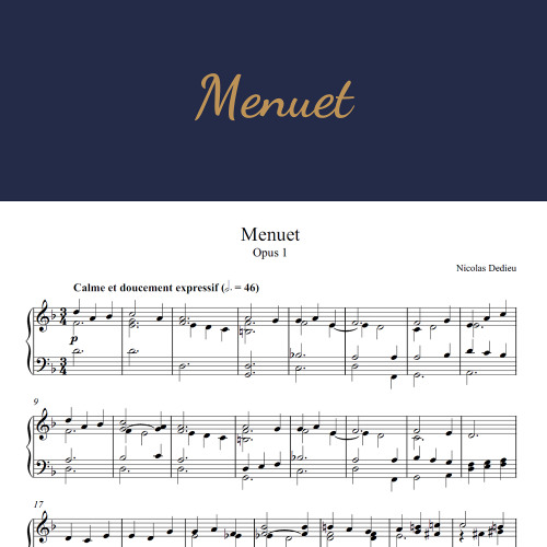 Menuet [orchestra]