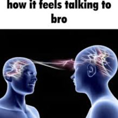 how it feels talking to bro