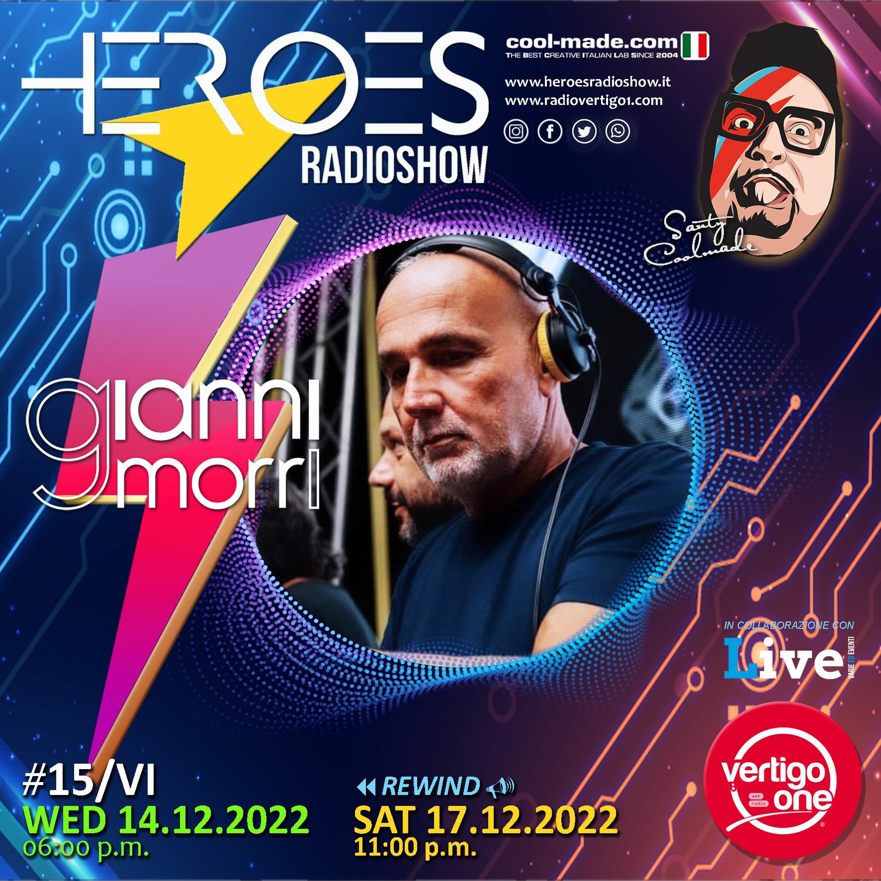 #15/2022-23> HEROES RadioShow - Special Guest  GIANNI MORRI episode artwork