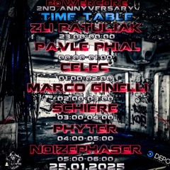 playing at Depo club Croatia 2nd annyversary of Powercore Rave 25.01.2025.