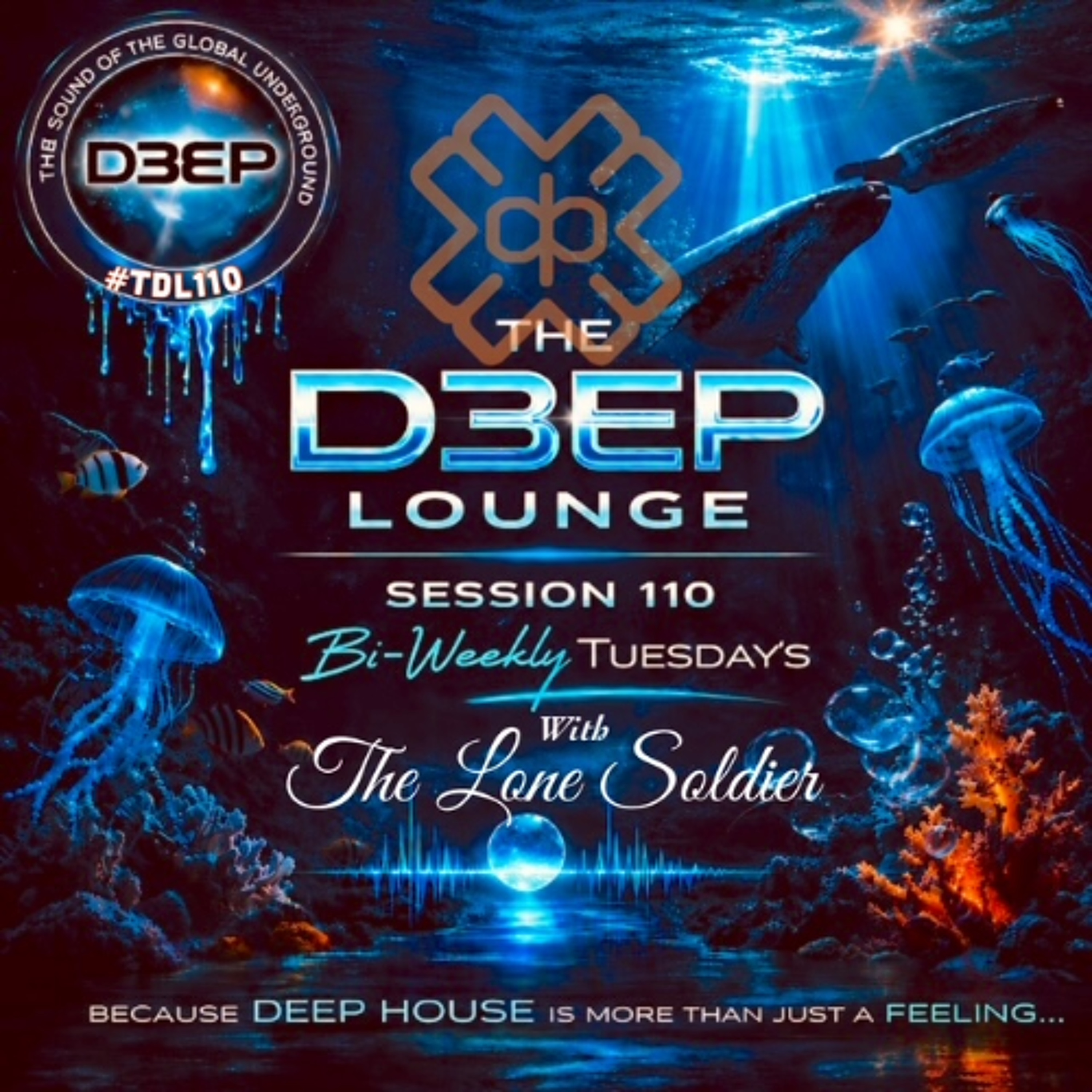 The D3EP Lounge "Session 110" episode artwork