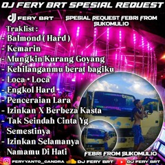 DJ FERY BRT DUGEM BALMOND ( HARD ) SPESIAL REQUEST FEBRI FROM SUKOMULIO HARDMIX FUNGKOT 2023