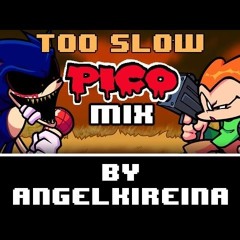Friday Night Funkin' - Too Slow [Pico Mix] V2  (FNF Mod)