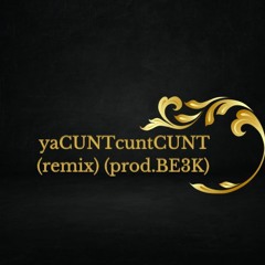 yaCUNTcuntCUNT remix (prod.B3EK)