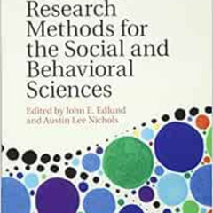 VIEW KINDLE 📕 Advanced Research Methods for the Social and Behavioral Sciences by Jo