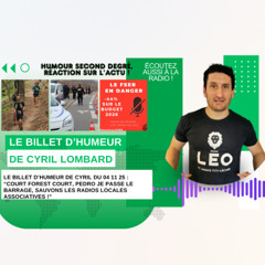 Cyril Lombard - Billet d'humeur du 4 novembre 2025