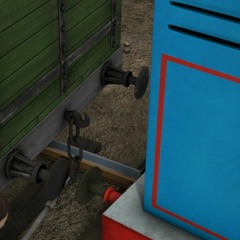 Thomas Tries to Pull the Trucks