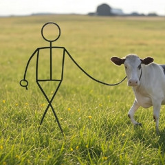 Walking The Cow