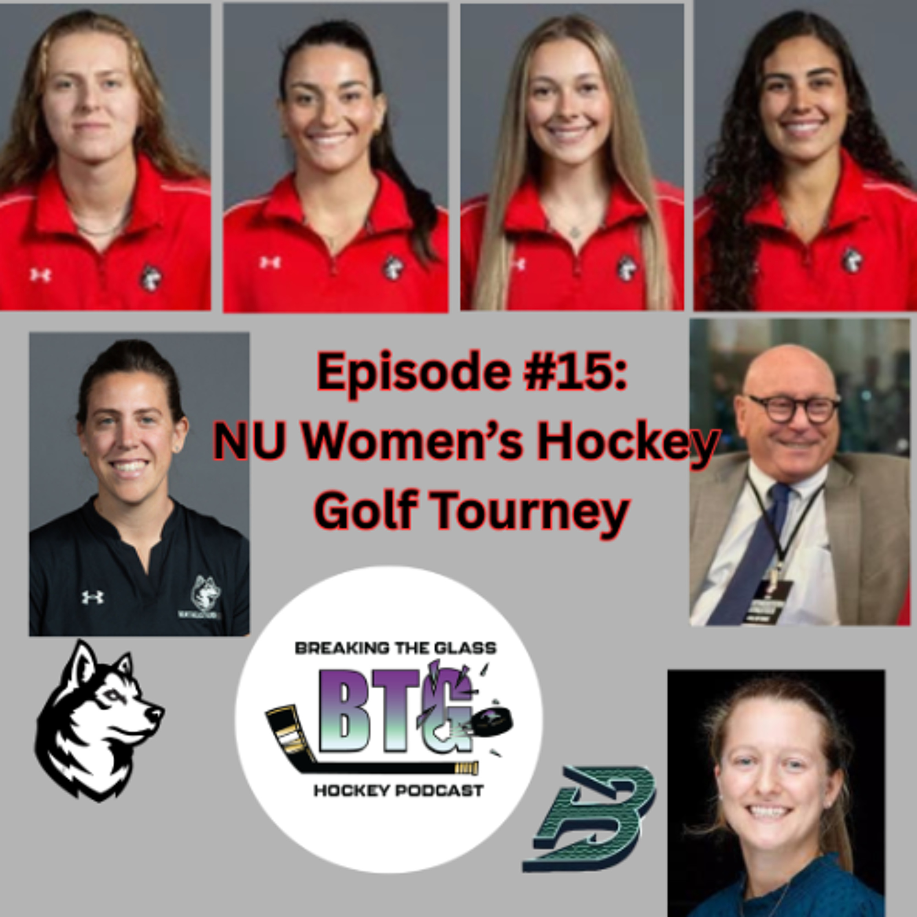 Episode #15: NU Women's Hockey Golf Tourney 2025: Asst. Coach Lindsay Berman episode artwork