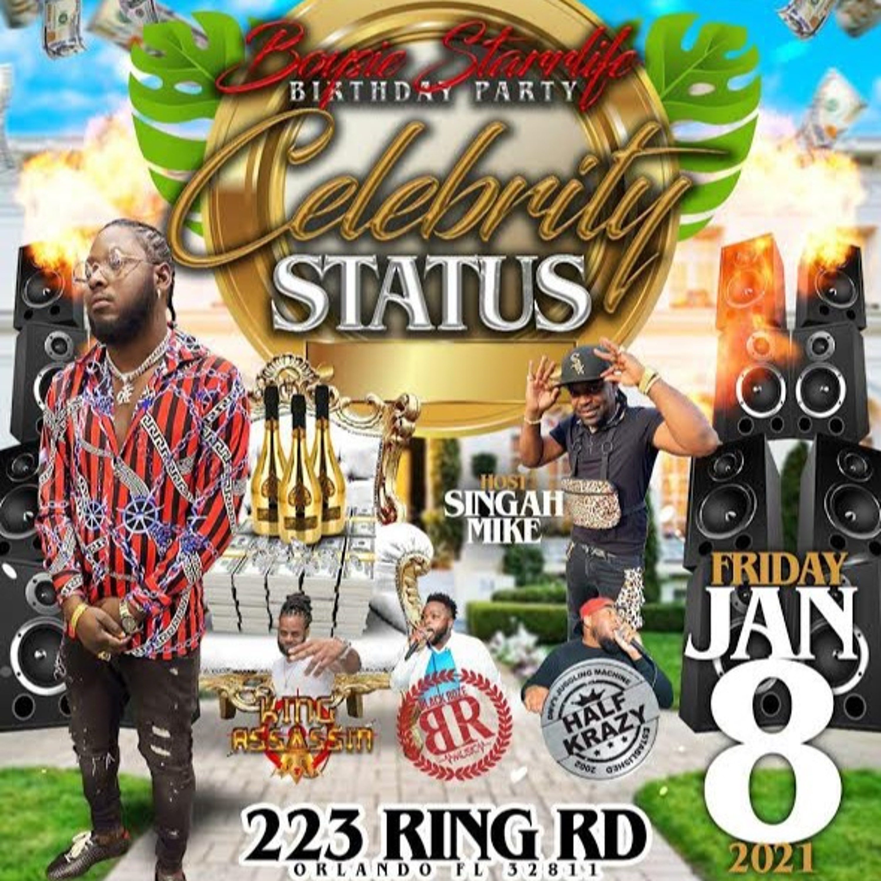 1/8/21 BOYSIE STARLIFE BDAY BASH (ORLANDO) *KING ASSASIN x HALF KRAZY x BLACK ROZE episode artwork