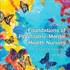 PDF/Ebook Varcarolis' Foundations of Psychiatric-Mental Health Nursing - Margaret Jordan Halter