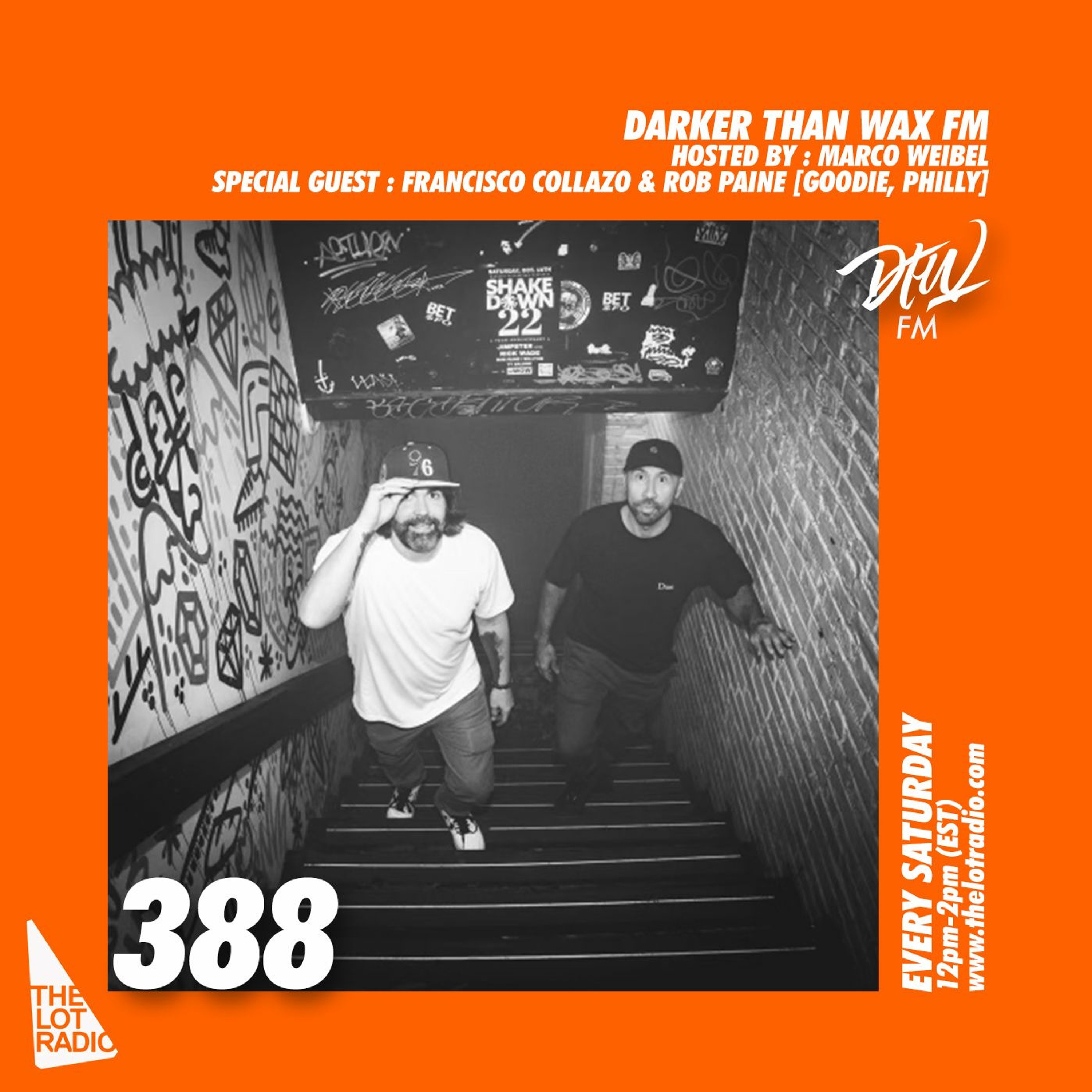 Darker Than Wax FM #388 w/ Marco Weibel, Francisco Collazo & Rob Paine • 21st October 2023