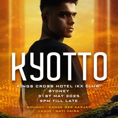 Mati Vaira Closing Set w/ KYOTTO @ KX CLUB, Sydney (31/05/2025)