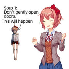 Sayorinuts hanging on your wall