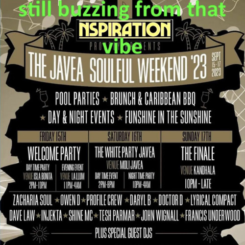 DC's Javea On Reflection Mix  14th To 17th Sept 2023