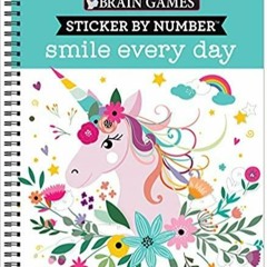 PDFDownload~ Brain Games - Sticker by Number: Smile Every Day