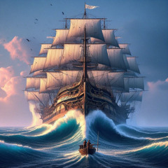 on the sea