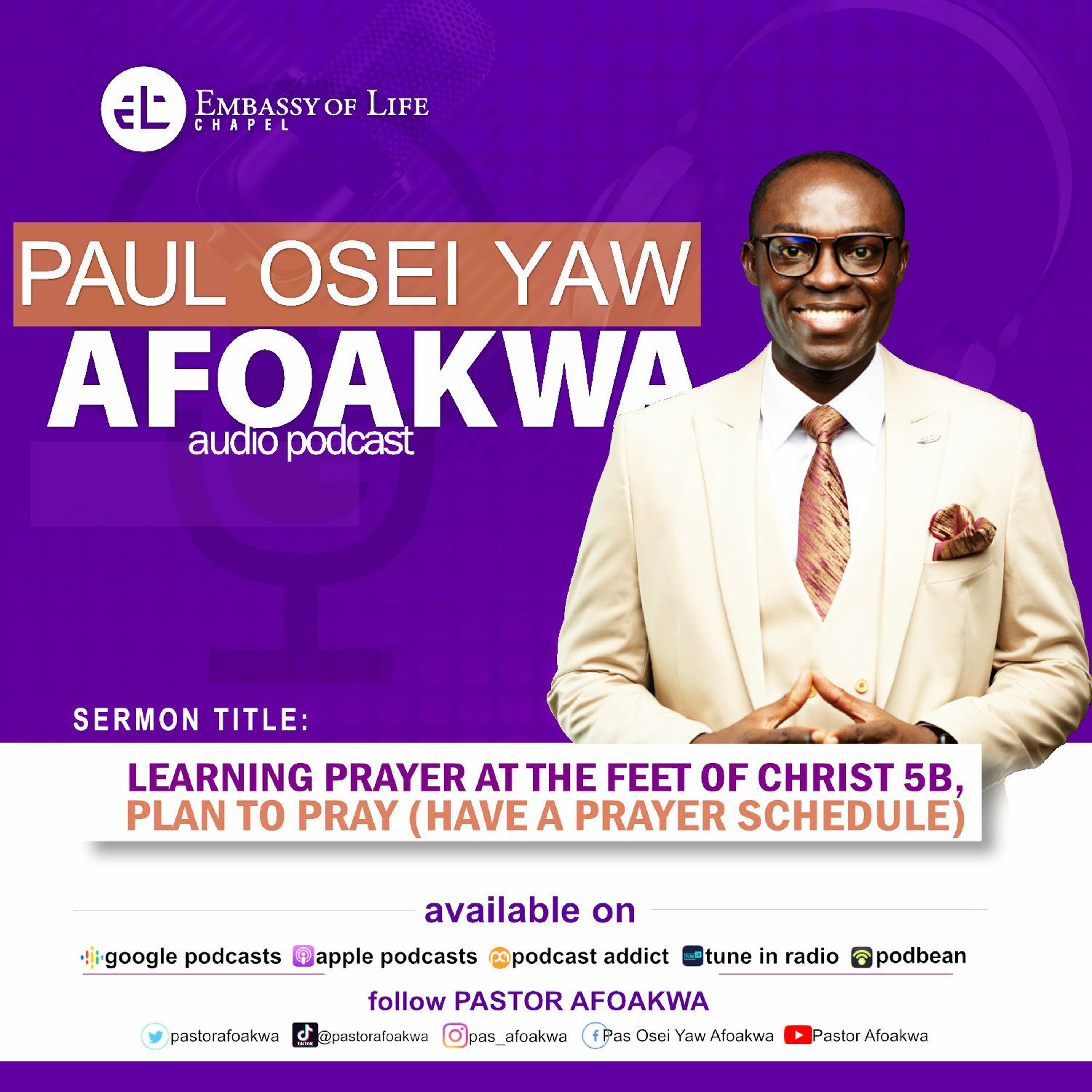 Learning Prayer At The Feet Of Christ 5b, Plan To Pray (Have A Prayer Schedule).mp3 episode artwork