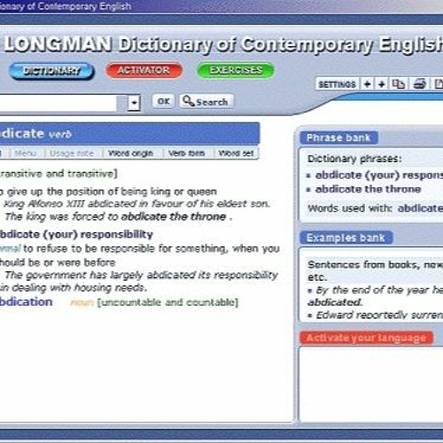 Stream Longman Dictionary Free Download Full LINK Version from