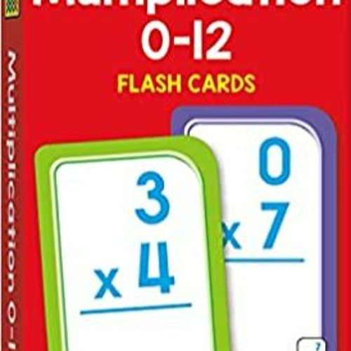 Stream E.B.O.O.K. ️ School Zone Multiplication 012 Flash Cards
