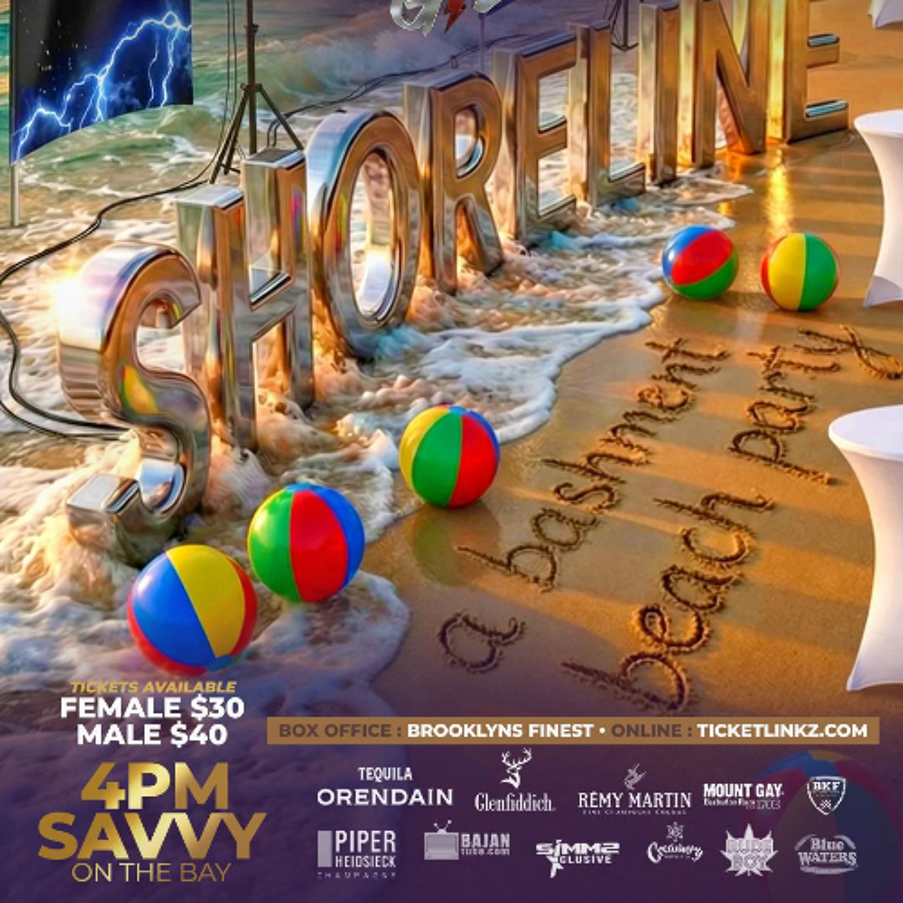 Energie presents "Shoreline" A Bashment Beach Party