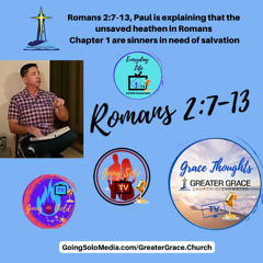 Romans 2 7-13 with Pastor Chuck Brookey