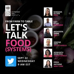 Twitter Spaces Working Out Loud Session 1: From farm to table, let’s talk FOOD (SYSTEMS)