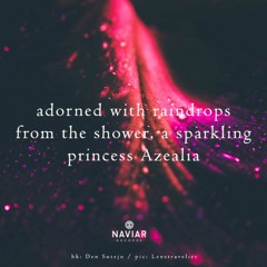 Raindrops from the shower [naviarhaiku420]