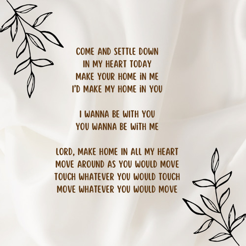 Come and Settle Down