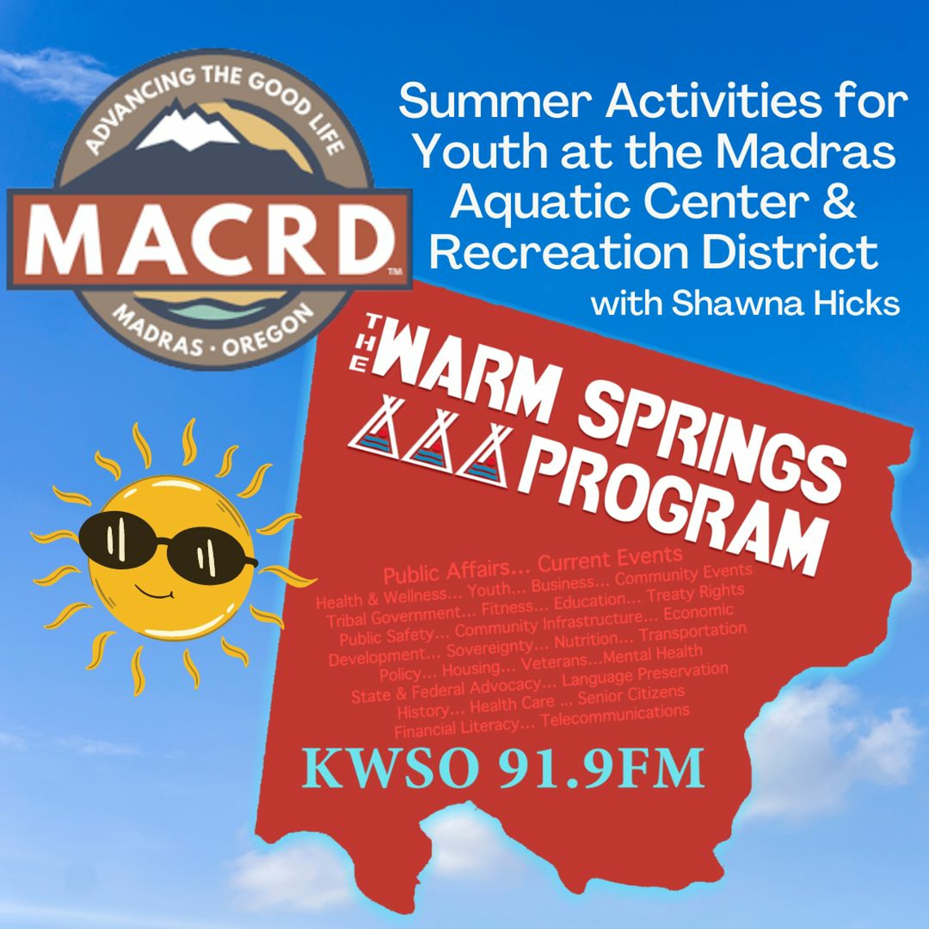 MACRD Youth Opportunities - KWSO Warm Springs Program Podcast episode artwork