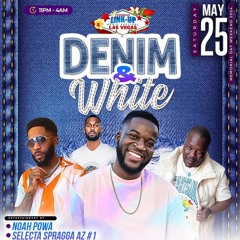 DENIM & WHITE CARIBBEAN LINK UP 2024 LAS VEGAS SPRAGGA X JIGGA & NOAH POWA