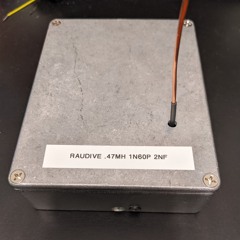 Raudive Diode Detector - 470uH Shielded Inductor - Amplified - In Field