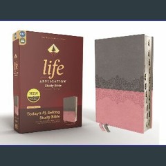 ((Ebook)) ✨ NIV, Life Application Study Bible, Third Edition, Leathersoft, Gray/Pink, Red Letter,