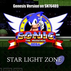Sonic The Hedgehog (SMD) - Star Light Zone (Master System Cover) SN76489
