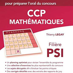 [Read] EBOOK 📝 Mathématiques 24 jours pour préparer l'oral du concours CCP - Filière