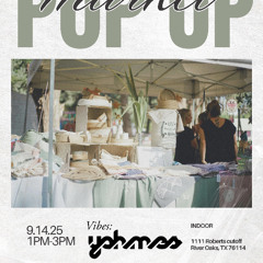 Yahmes Music | Lash'M Pop Up Market | 9/14/25 | Afro House | Ep.18