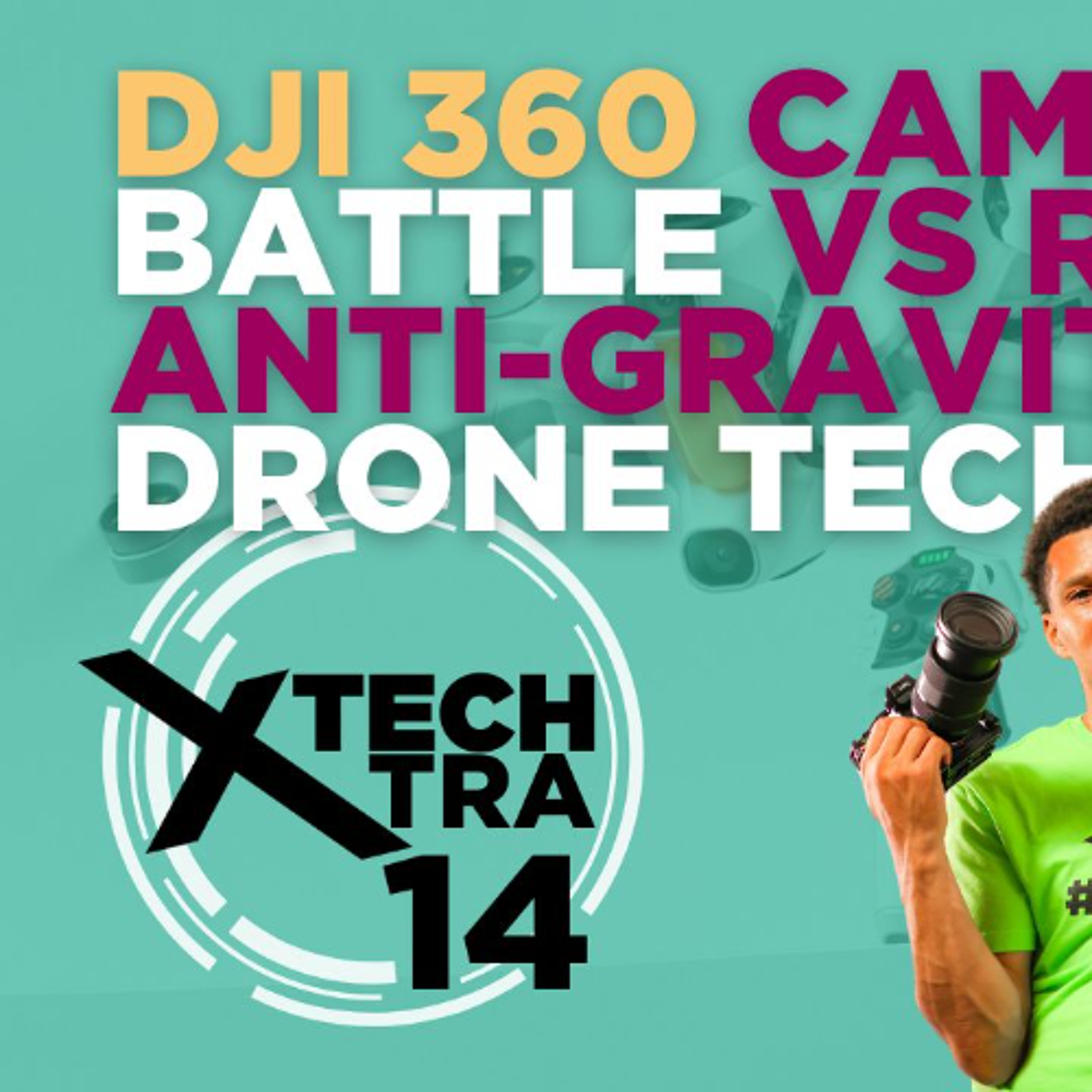 Episode 14 – DJI 360 Cameras, Mics & Anti-Gravity Drones episode artwork