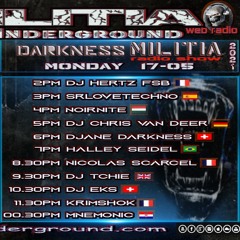 DJ Chris van Deer @ Militia Underground web radio #33 Show 17.05.2021
