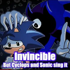 "INVULNERABLE" - Invincible but Cyclops and Sonic sing it -- FNF Cover