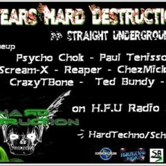 Scream-X - @ 3 Years Hard Destruction Broadcast, Straight Underground 2016-03-05