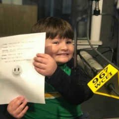 My 5yo Dixon Practices to be the Weather Kid