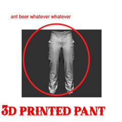 3D printed pants